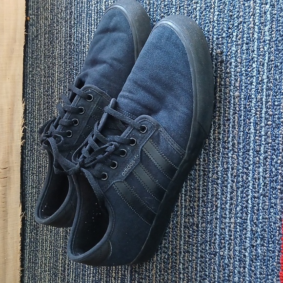 adidas Other - Adidas black canvas sneakers Mens 10
